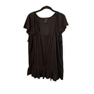 Lane Bryant women’s plus size black sleeveless top 22/24W